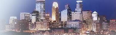 Minneapolis Night Skyline, © Steve Linder Photography